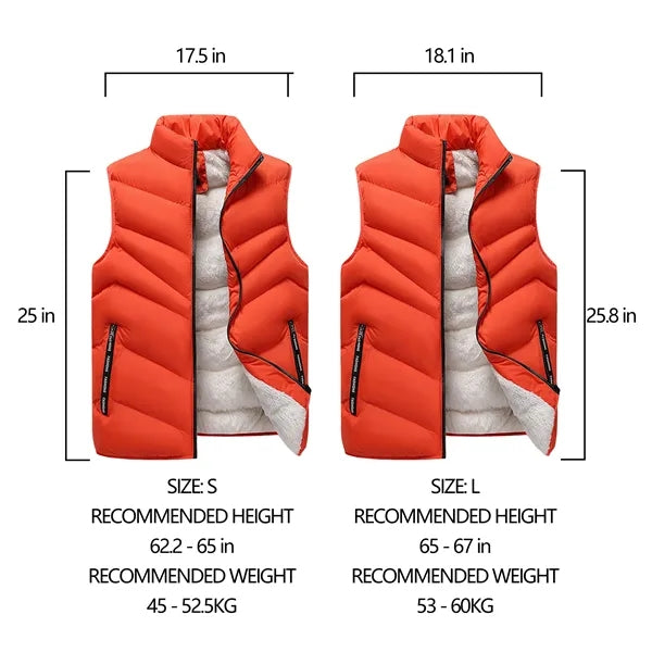 Warm Sherpa-Lined Vest