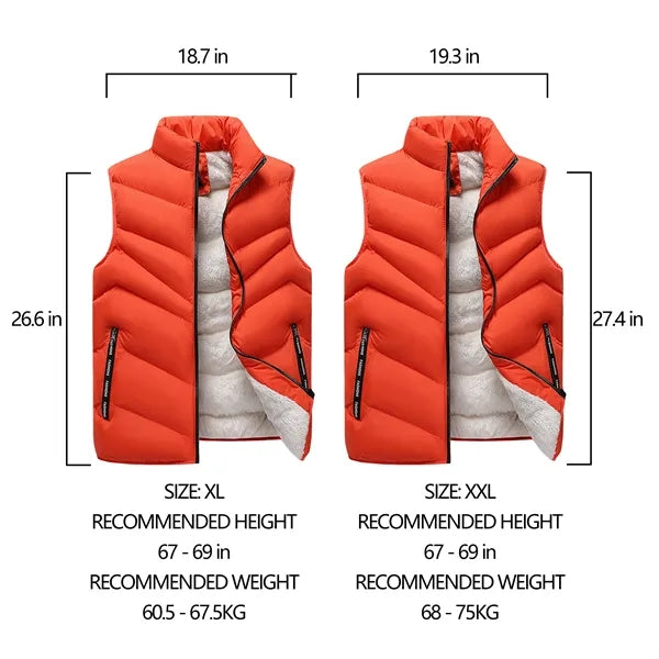 Warm Sherpa-Lined Vest