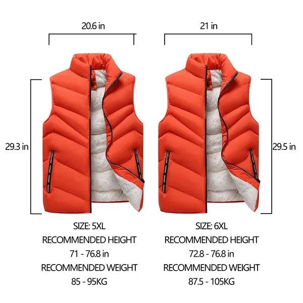 Warm Sherpa-Lined Vest