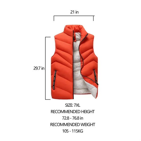 Warm Sherpa-Lined Vest