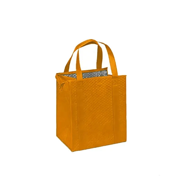 Nonwoven Insulated Cooler Tote Bag w/Zipper Liner
