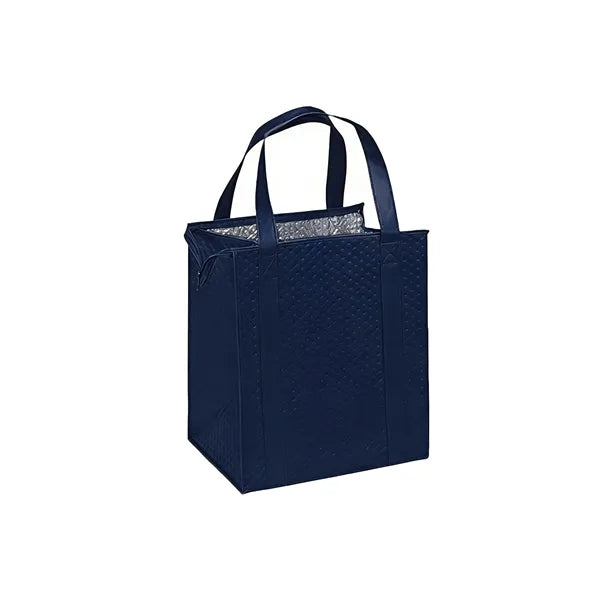 Nonwoven Insulated Cooler Tote Bag w/Zipper Liner