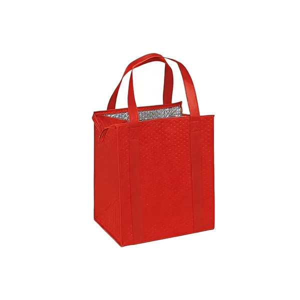 Nonwoven Insulated Cooler Tote Bag w/Zipper Liner