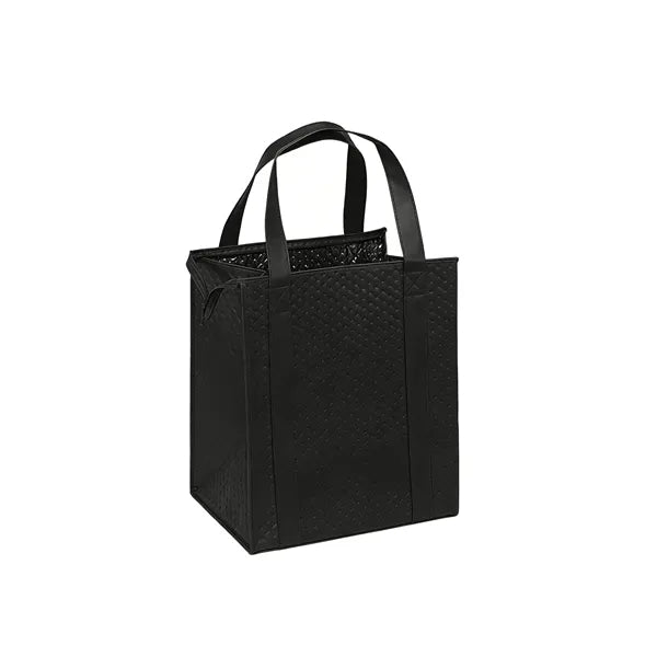 Nonwoven Insulated Cooler Tote Bag w/Zipper Liner