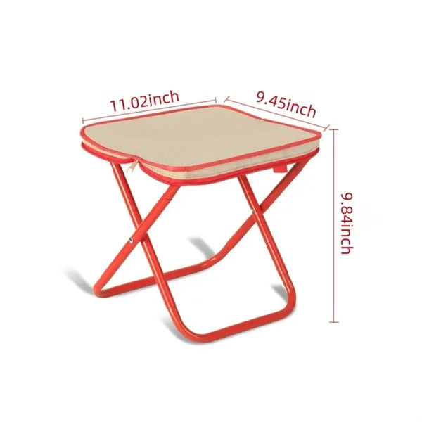Portable Outdoor Foldable Handbag-Style Fishing Stool