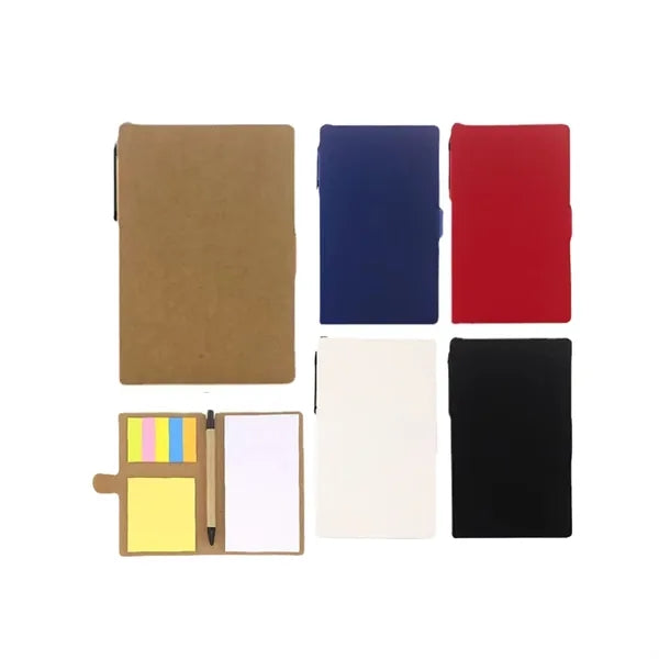 4" x 6" Adhesive Memo Pad Set with Ink Pen
