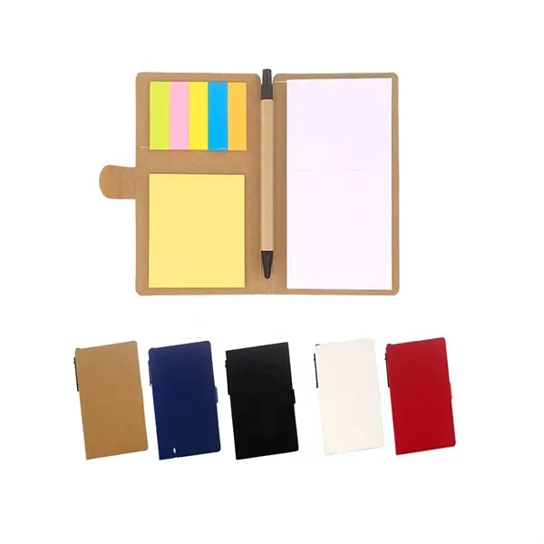 4" x 6" Adhesive Memo Pad Set with Ink Pen