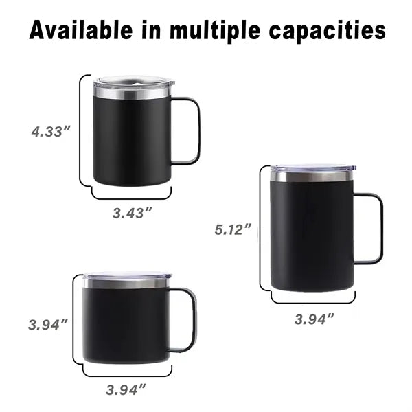 12 oz Double Wall Stainless Steel Coffee Mug