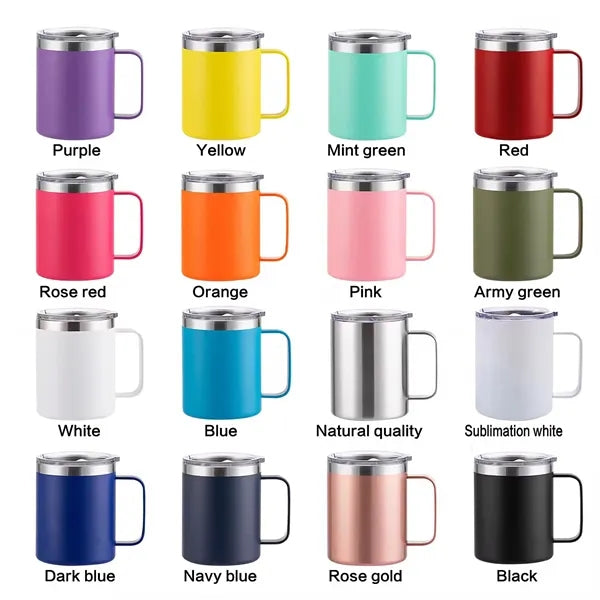 12 oz Double Wall Stainless Steel Coffee Mug