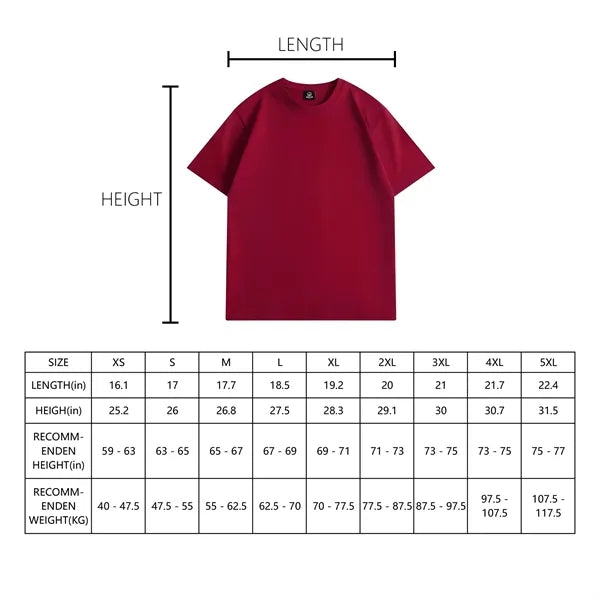All Sizes Available Customizable Crew Neck T-Shirt