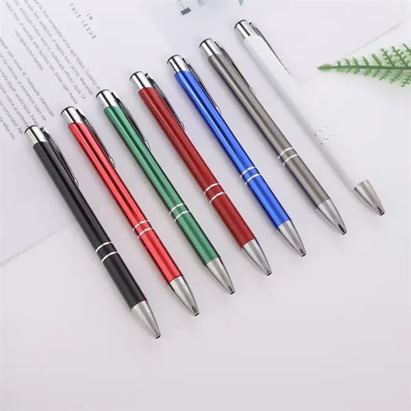 1.0 mm Metal Ballpoint Pens Black Ink