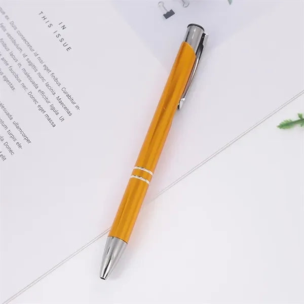 1.0 mm Metal Ballpoint Pens Black Ink