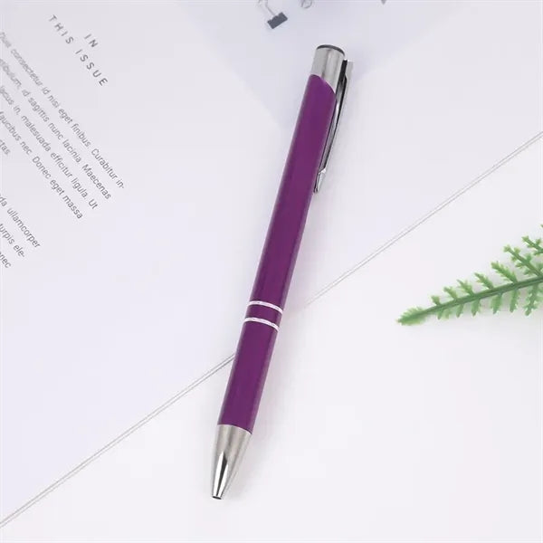 1.0 mm Metal Ballpoint Pens Black Ink