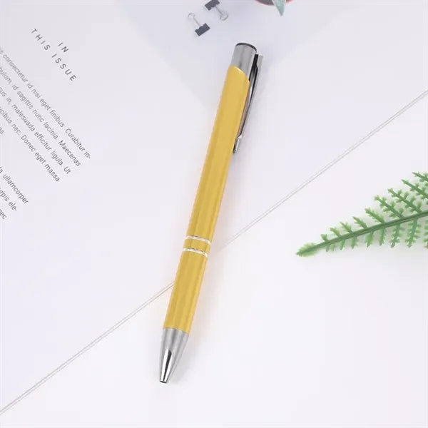 1.0 mm Metal Ballpoint Pens Black Ink