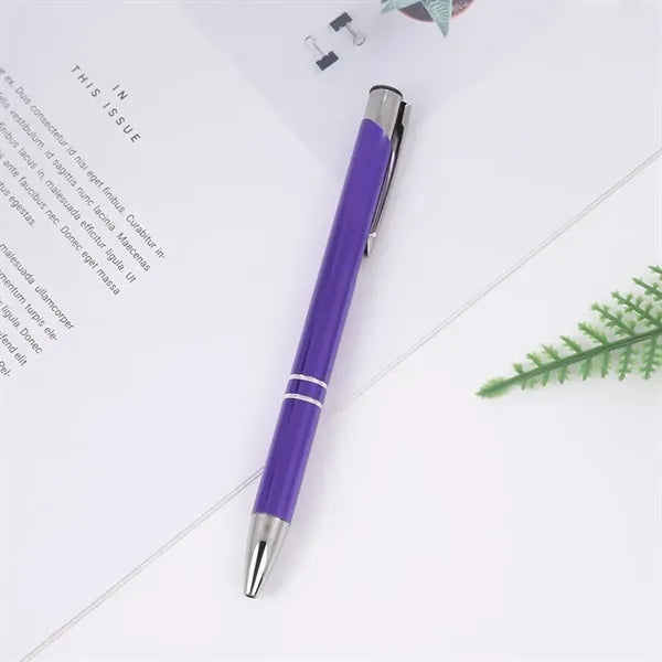 1.0 mm Metal Ballpoint Pens Black Ink