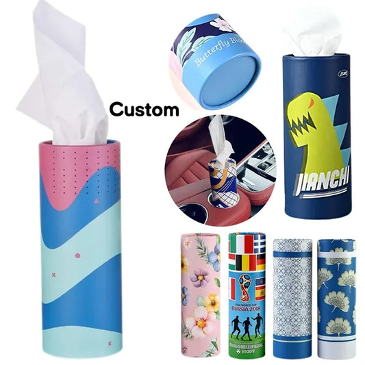 Portable Car Tissue Tube, Essential Auto Organizer,Custom