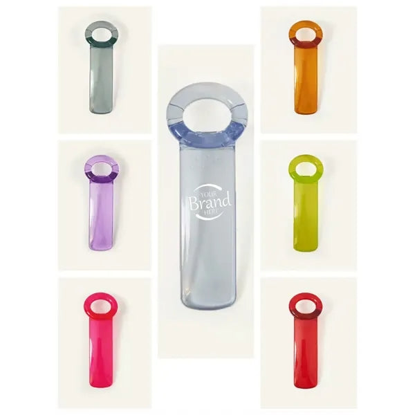 Colorful Transparent Plastic Bottle Opener