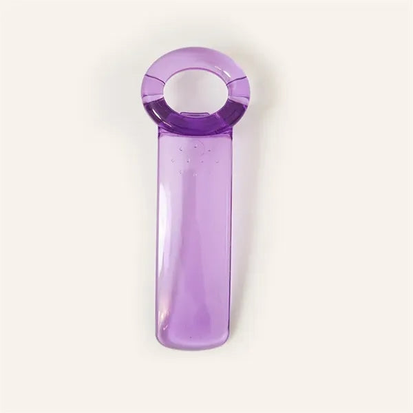 Colorful Transparent Plastic Bottle Opener