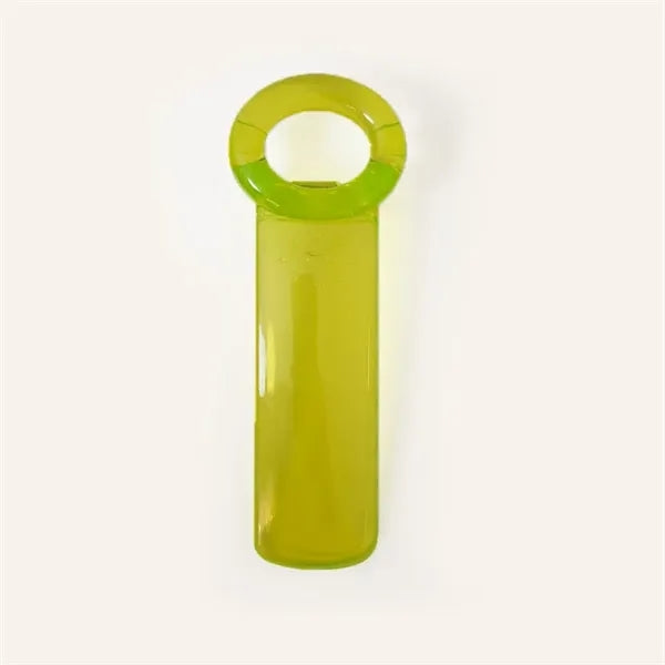 Colorful Transparent Plastic Bottle Opener