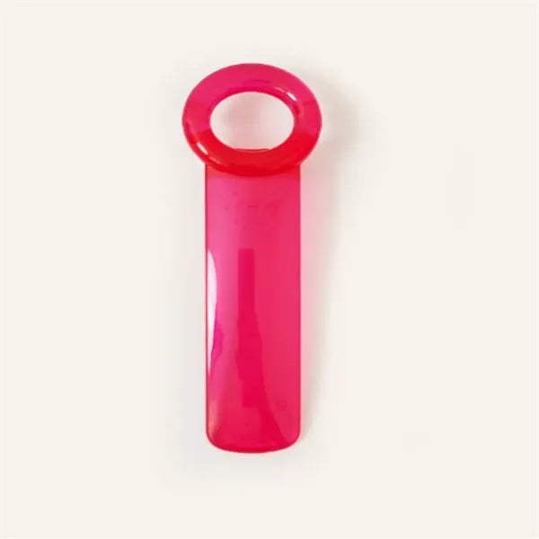 Colorful Transparent Plastic Bottle Opener