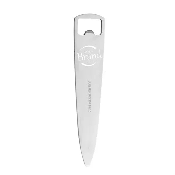 Silver Stainless Steel Bottle Opener