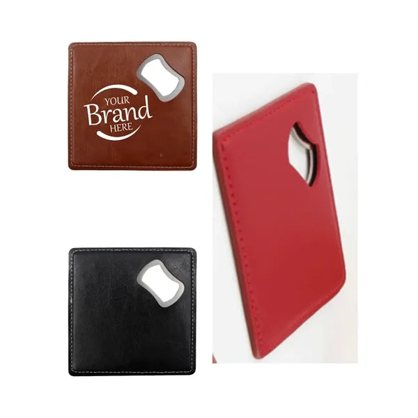 Stainless Steel Bottle Opener Coaster