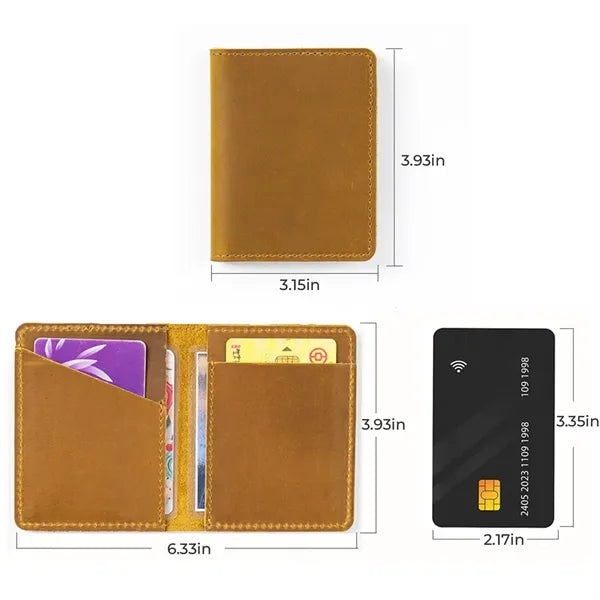 Classic Full-Grain Leather Card Wallet