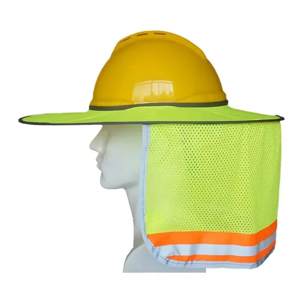 High Visibility Safety Sun Shade For Hard Hats