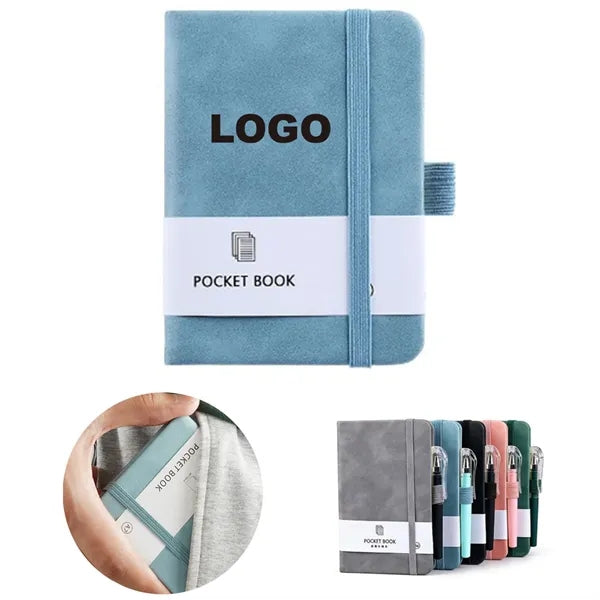 Sleek Mini PU Notebook Set with Pen