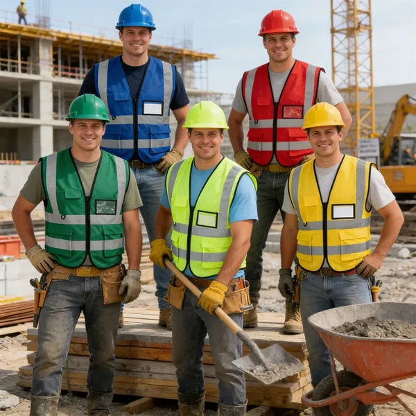 Mesh Safety Vest with Reflective Strips