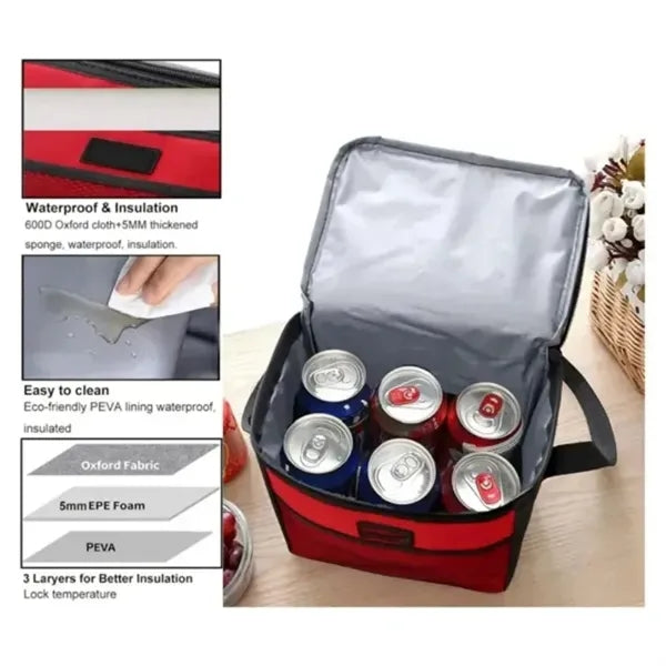 5L Leakproof Thermal Cooler Lunch Bag