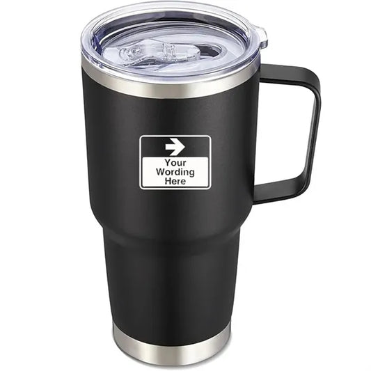 30 oz Tumbler with Handle and Lid