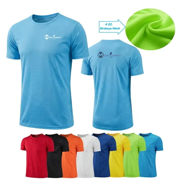 4 oz. Birdseye Mesh Polyester T-Shirt