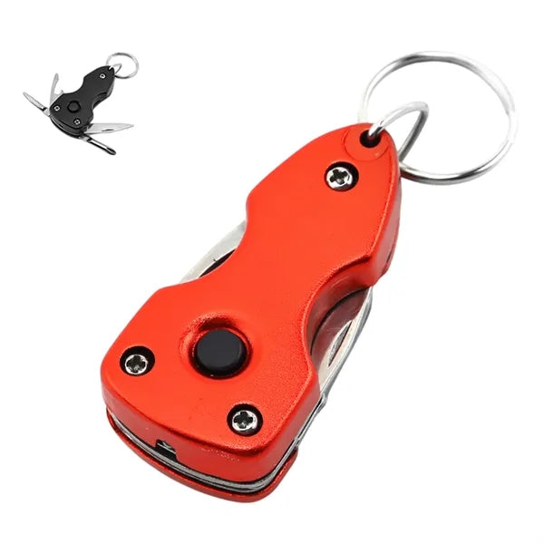 6-In-1 Folding Mini Screwdriver Tool With LED Light