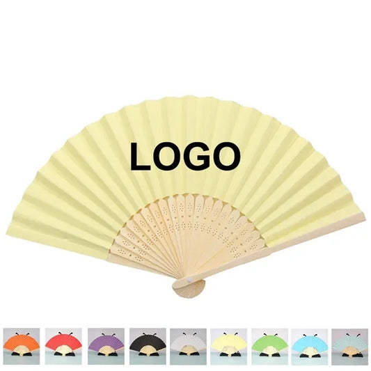 Bamboo Paper Folding Hand Fan