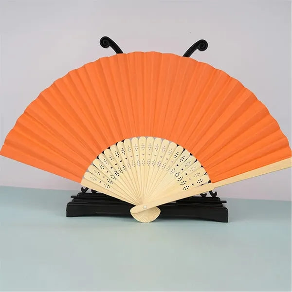 Bamboo Paper Folding Hand Fan