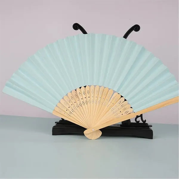 Bamboo Paper Folding Hand Fan