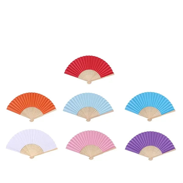 Silk Cloth Folding Hand Fan