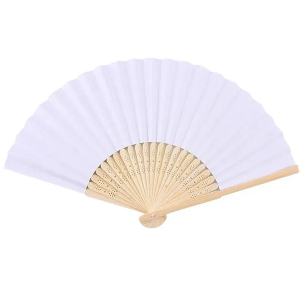 Silk Cloth Folding Hand Fan