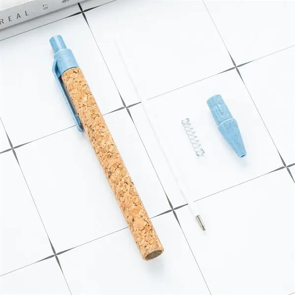 Cork Barrel Ballpoint Pen