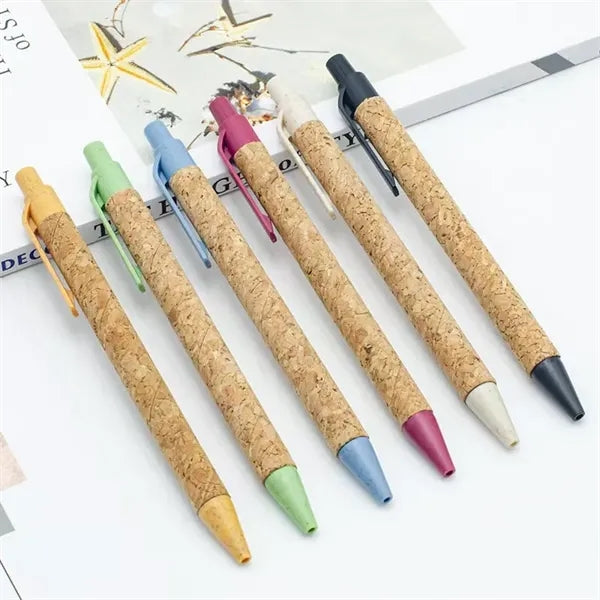 Cork Barrel Ballpoint Pen