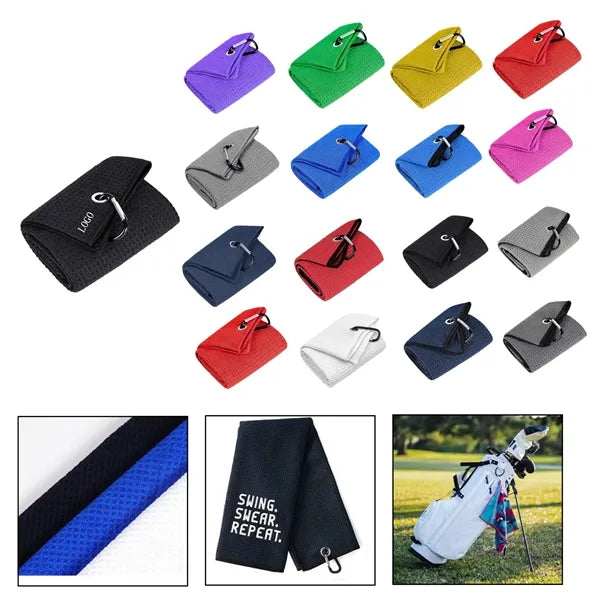16 x 16 inch Microfiber Golf Cleaning Towel Soft Absorbent