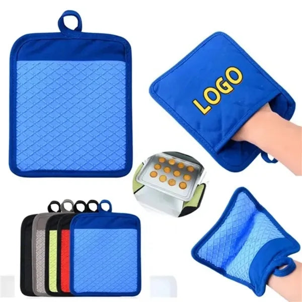 Premium Silicone & Cotton Oven Mitt