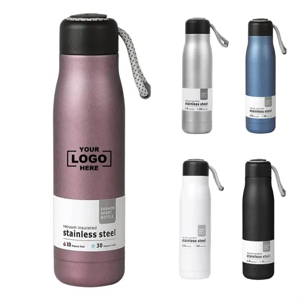 Water Bottle with Portable Lid