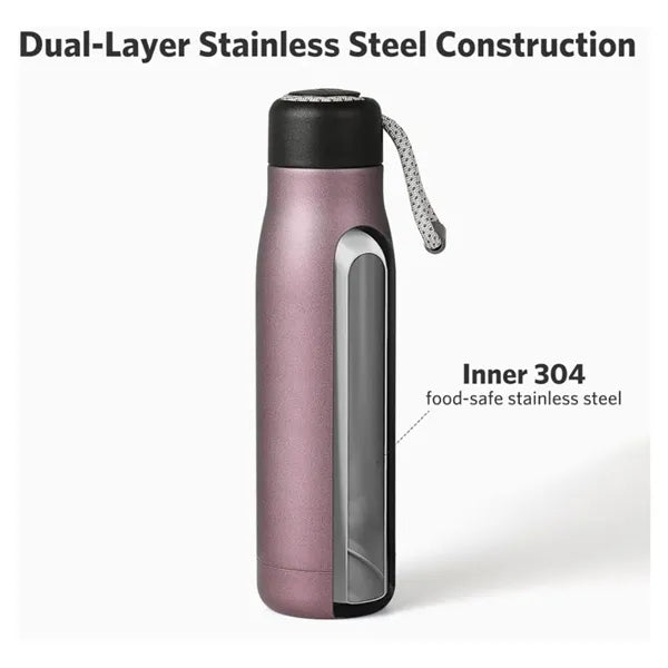 Water Bottle with Portable Lid