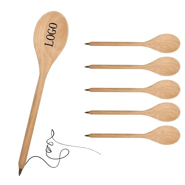 Logo Wooden Spoon Ballpoint Pen