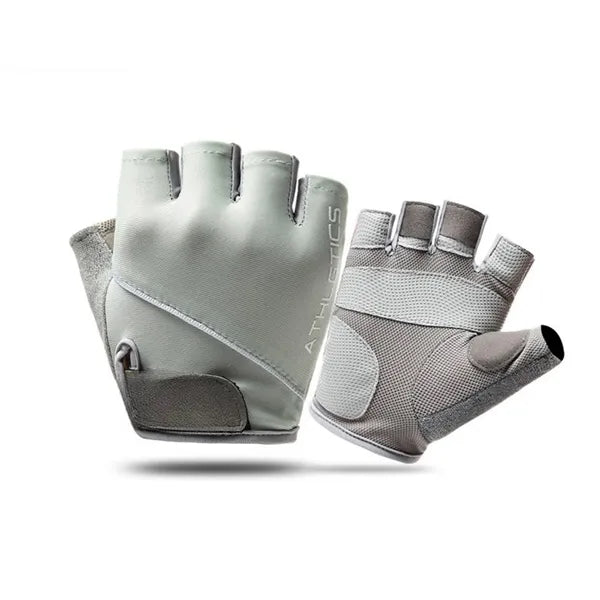 Breathable Polyester Half Finger Gloves Anti Callus Outdoor