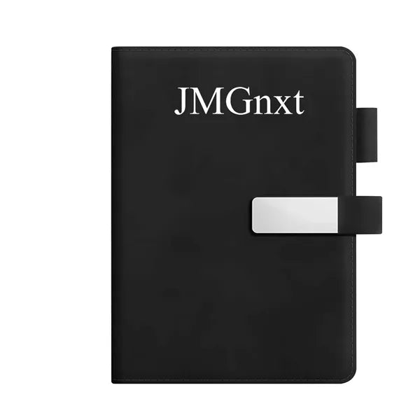 A5 Leather Notebook with Magnetic Closure