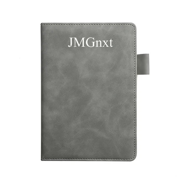 A5 Leather Notebook with Pen Holder