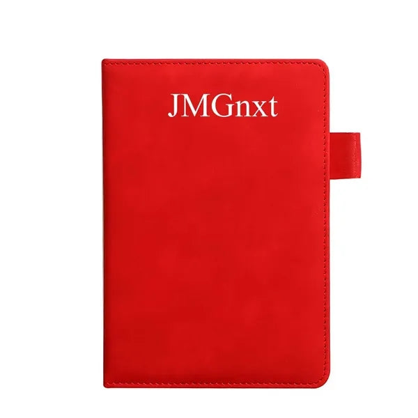 A5 Leather Notebook with Pen Holder
